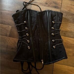 Spirit Halloween Royal Black Corset